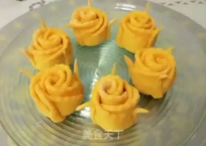Make Pumpkin roses step 20
