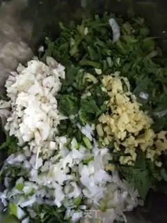 Make Steamed artemisinin balls step 3
