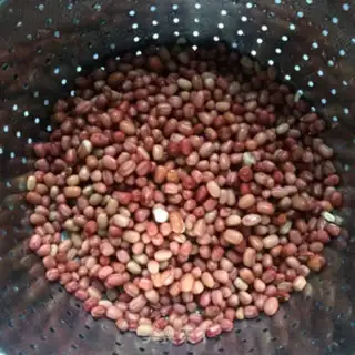 Make Bean money, red bean congee step 0