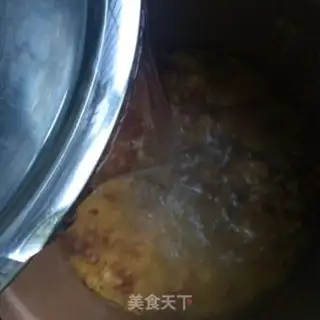 Make Bean money, red bean congee step 5