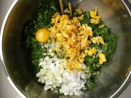 Make Corn-faced fragrance bun step 8
