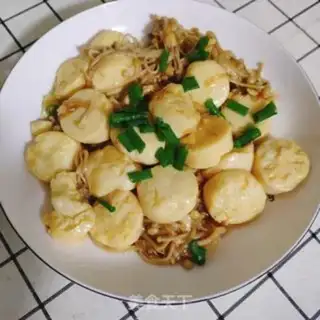 Make Golden pins and Japanese tofu step 9