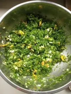 Make Corn-faced fragrance bun step 9