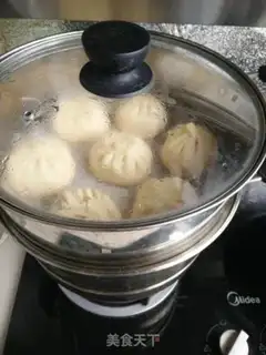 Make Corn-faced fragrance bun step 14