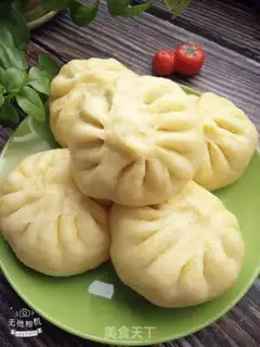 Make Corn-faced fragrance bun step 16