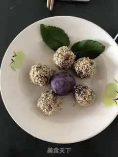 Make Sesame potato ball step 2