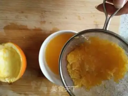 Make Orange jelly step 1