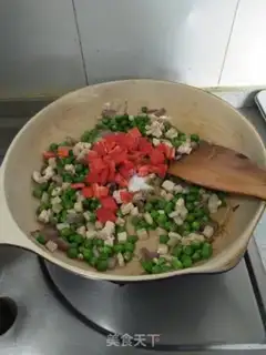 Make Sweet pepper fried peas step 10