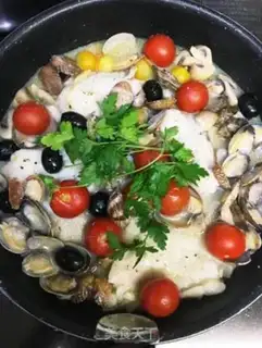 Make Tomato cod clams for mushrooms step 3