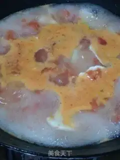 Make Tomato acid soup dumplings step 4
