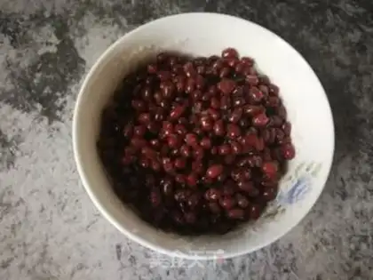 Make Red bean mango cup step 1