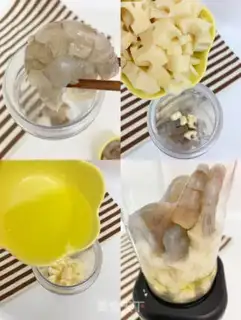 Make Lian shrimp cake step 1