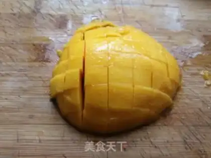 Make Red bean mango cup step 3