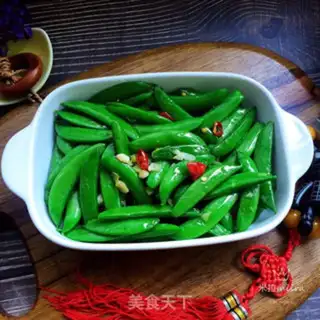 Make Garlic sweet beans step 4