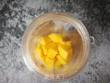 Make Red bean mango cup step 4