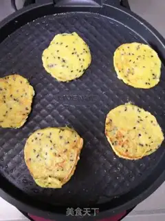 Make Fresh corn cream sesame cake step 8