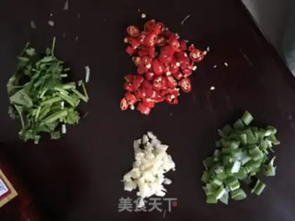 Make Pine omelet tofu step 1