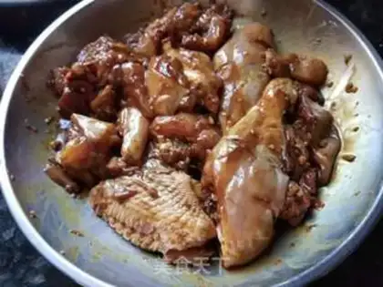 Make Skinny mushrooms steam chicken step 3