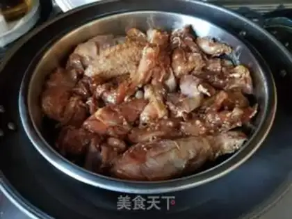 Make Skinny mushrooms steam chicken step 7