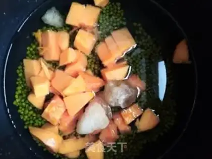 Make Pumpkin green bean soup step 5