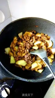 Make Pork liver fried onions step 7