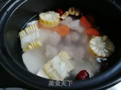 Make Powdered corn broth step 4