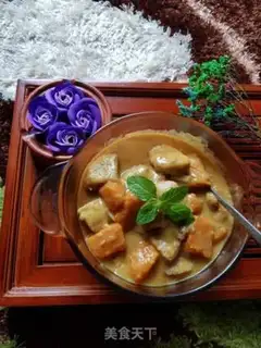 Make Pumpkin curry and coconut step 7