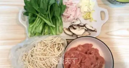 Make Shanghai noodles step 0