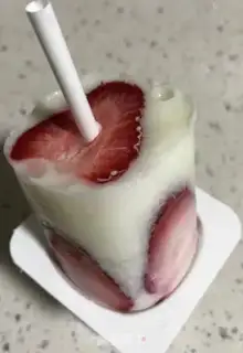 Make Strawberry yogurt step 6