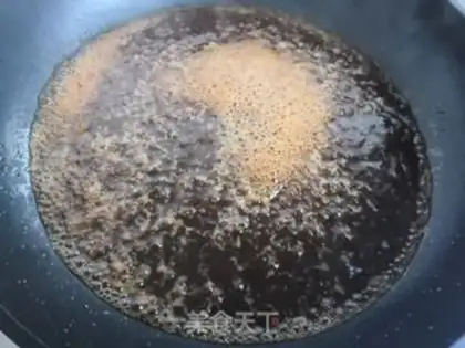Make Caramel banana rice cake step 9