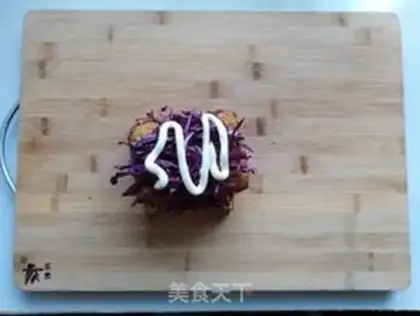 Make A blue chicken sandwich step 5