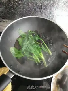 Make Spicy appetizer spinach step 2