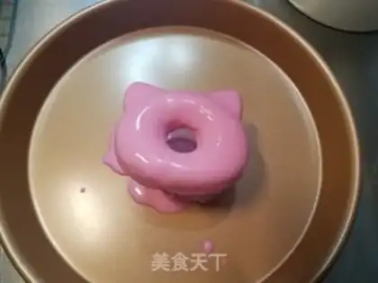 Make A PINK KT DOUGHNUT step 14
