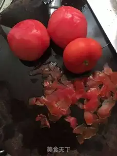 Make Tomato gill mushrooms, fat cow step 1
