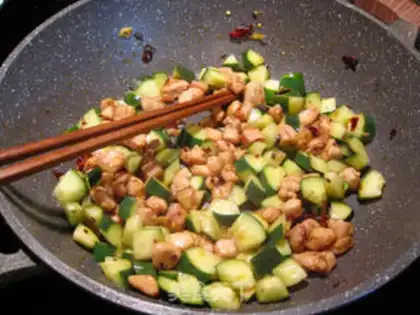 Make Chicken and cucumber step 6