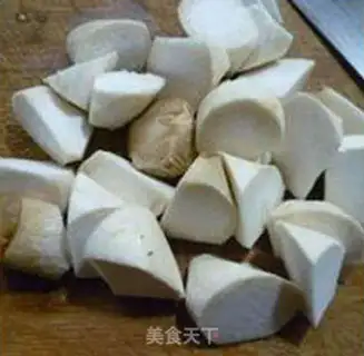 Make Almond mushrooms burning potatoes step 6