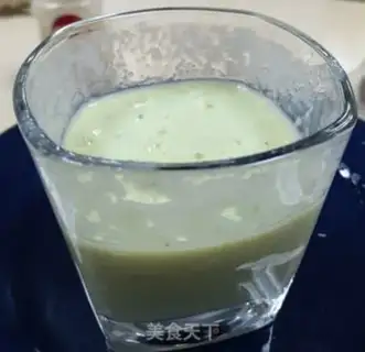 Make Banana milk cucumber step 4