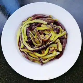 Make The cold hand tore the eggplant step 4