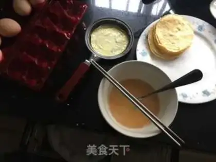 Make Egg dumplings step 0