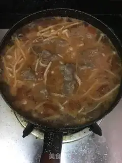 Make Tomato gill mushrooms, fat cow step 9