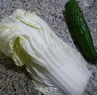 Make The cucumber, the tofu, the cabbage step 0