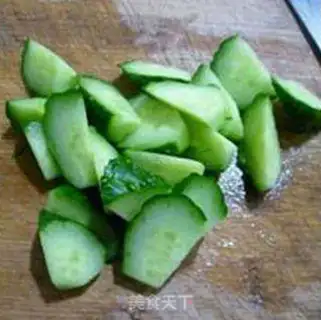 Make The cucumber, the tofu, the cabbage step 5