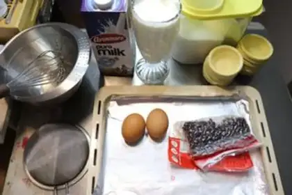 Make ♪ Sweet red bean egg ♪ step 0