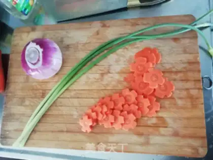 Make Iron-plated black pepper pepper and octopus step 4
