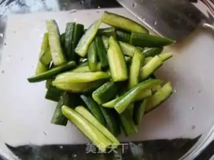Make A cucumber step 2