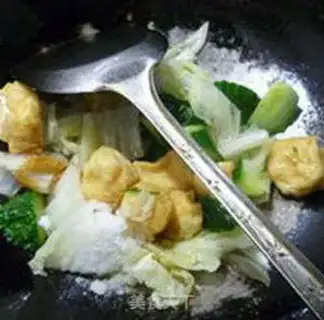 Make The cucumber, the tofu, the cabbage step 9