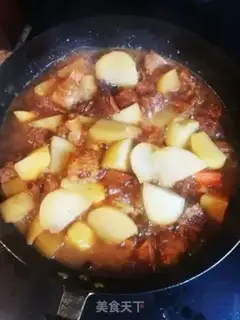 Make Beef radish potatoes step 12