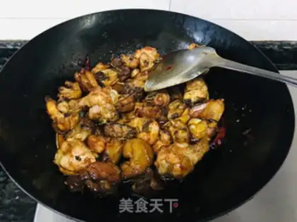 Make Puffy potato chicken step 2