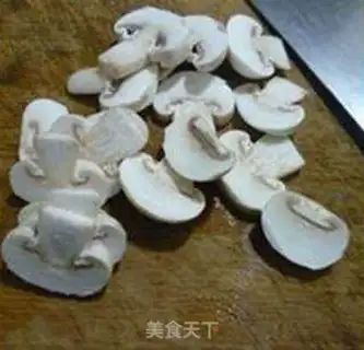 Make Fresh mushrooms. Dutch beans step 4