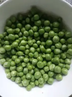Make Peas and rice step 1